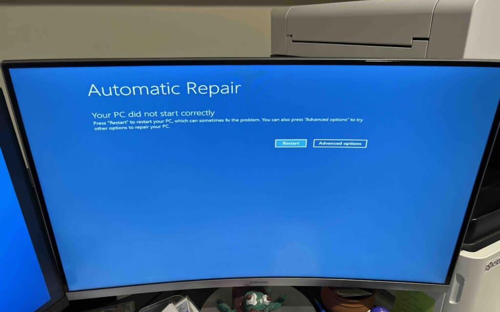 corrupted windows
