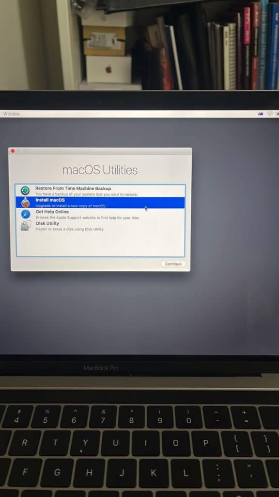 macbook pro failing to boot